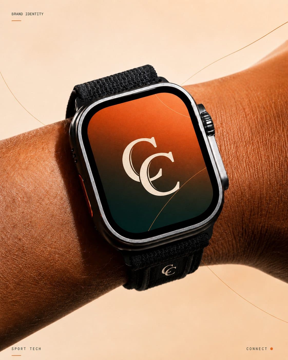 Apple Watch com o app Courts Code